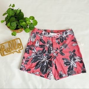 Goodthreads | Coral Pink Tropical Board Shorts 31
